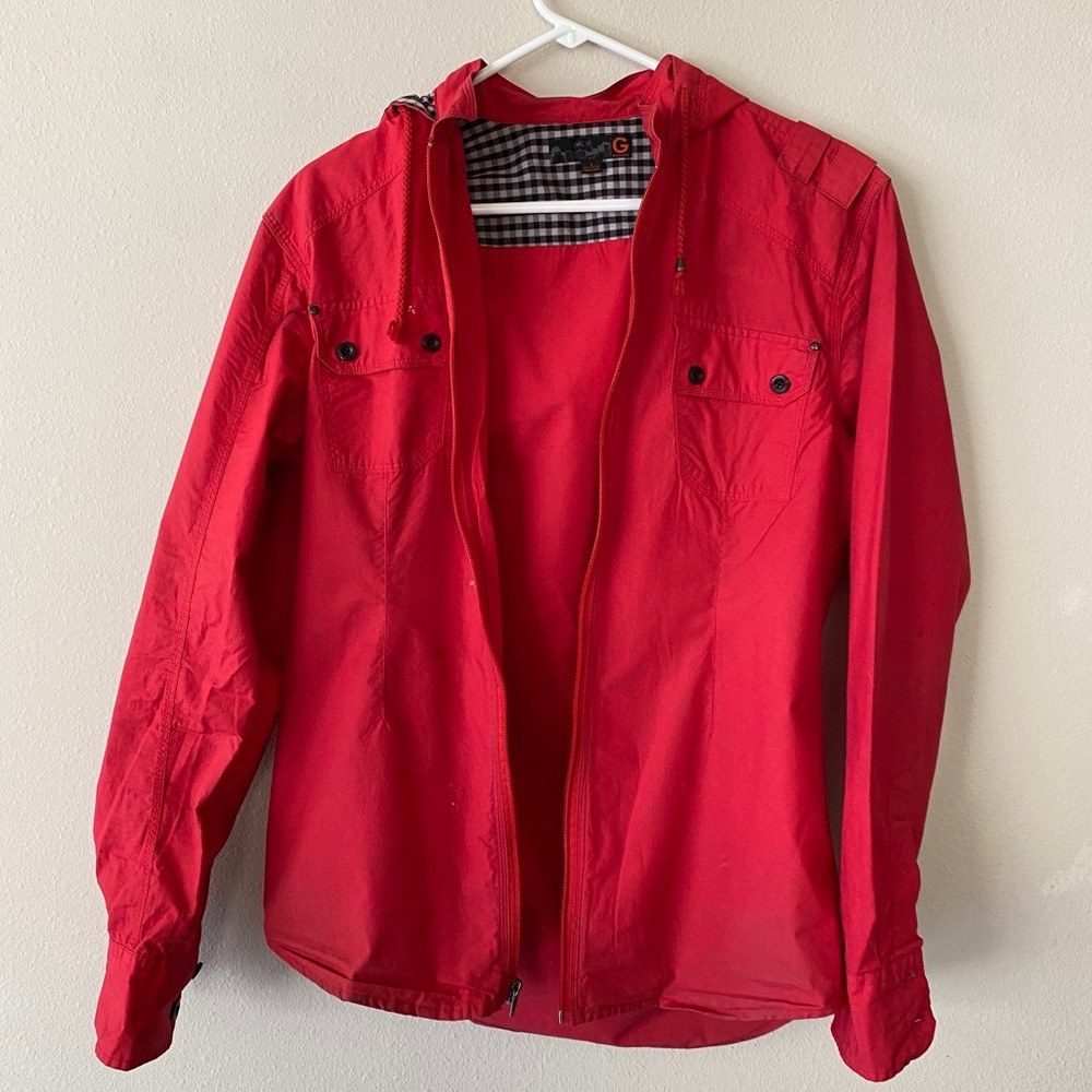 Red Zip Up Hoodie
